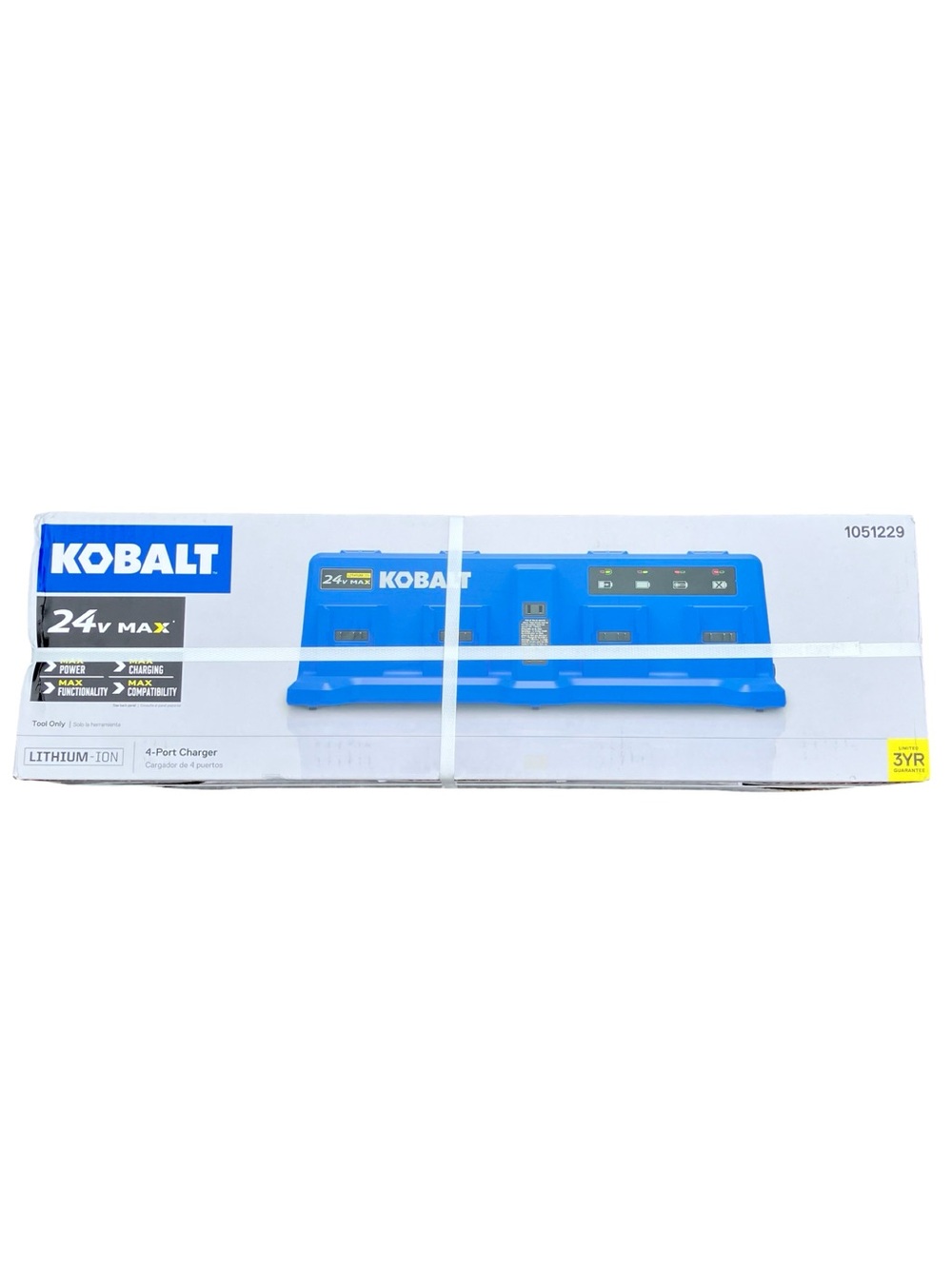 Kobalt 24V MAX 4-Port Charger KRC 2404-03 Blue Multi-Battery New In Box
